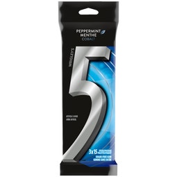 Gomme sans sucre 5 Cobalt Menthe, 15 palettes (paquet de 3) image